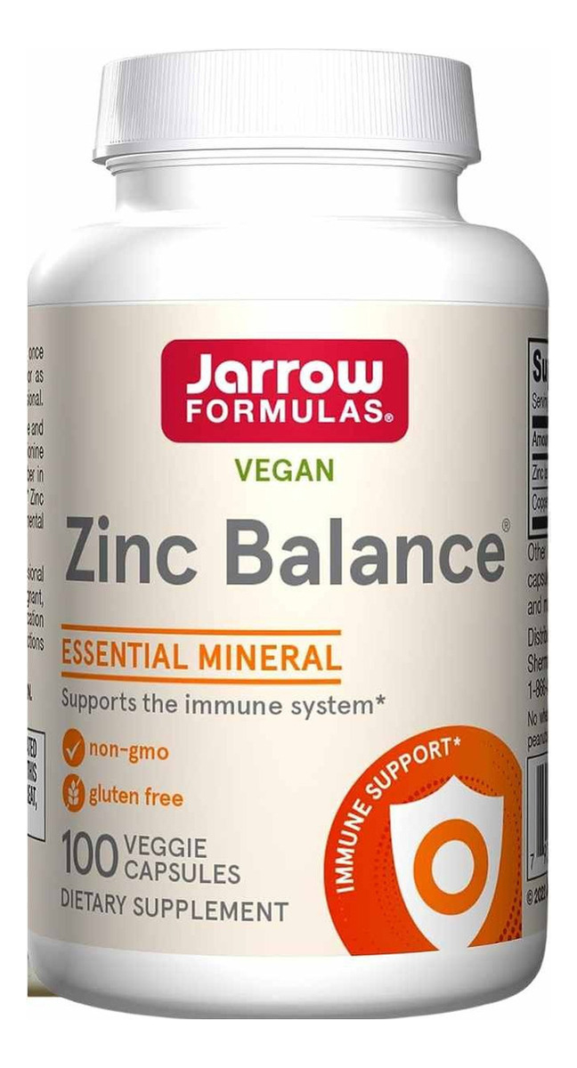 Salud y Equipamiento Médico - Zinc 100 Cap Jarrow Formulas - Unidad