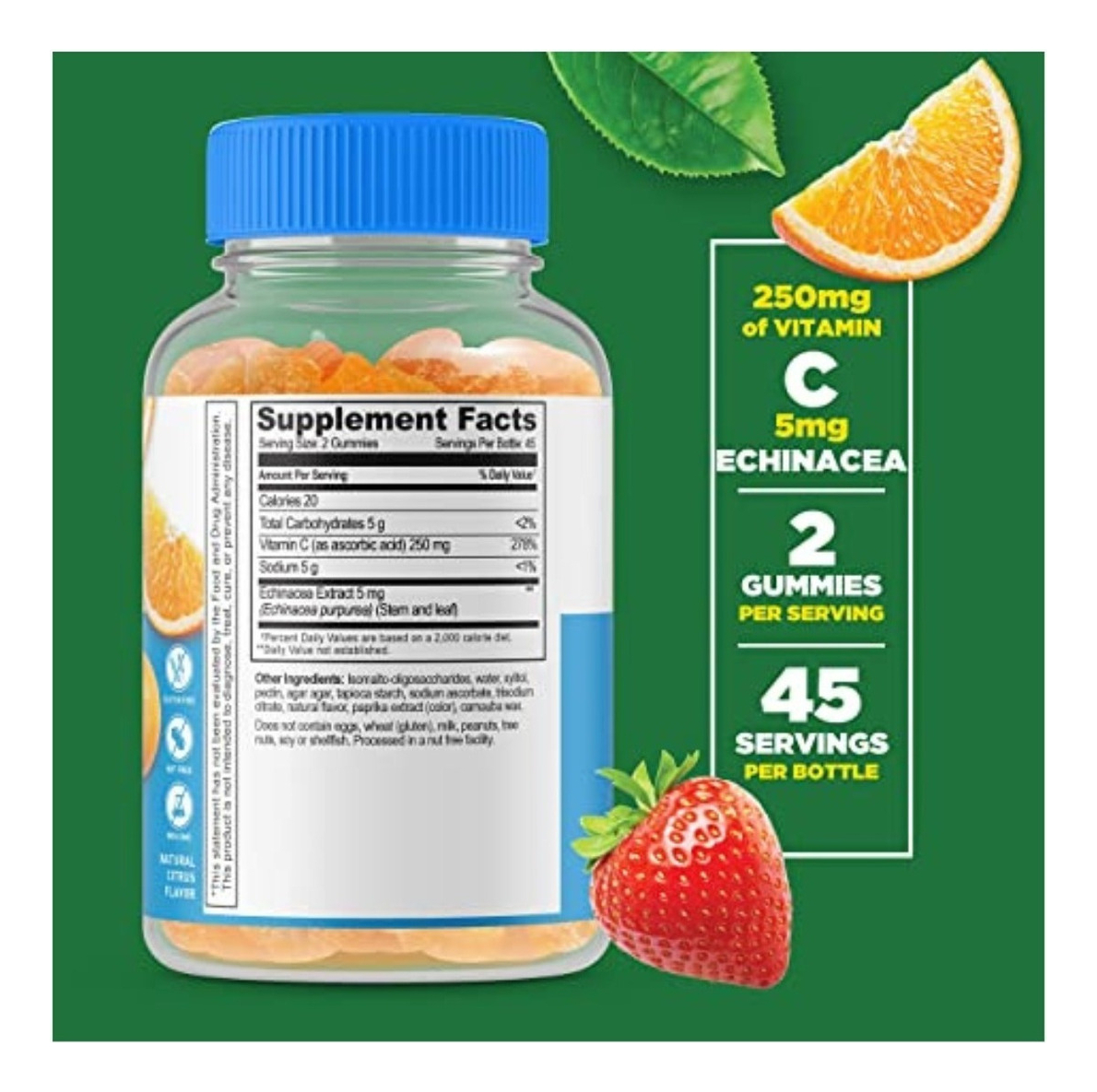 Salud y Equipamiento Médico - 90 Gomas De Vitamina C Lifeable 1