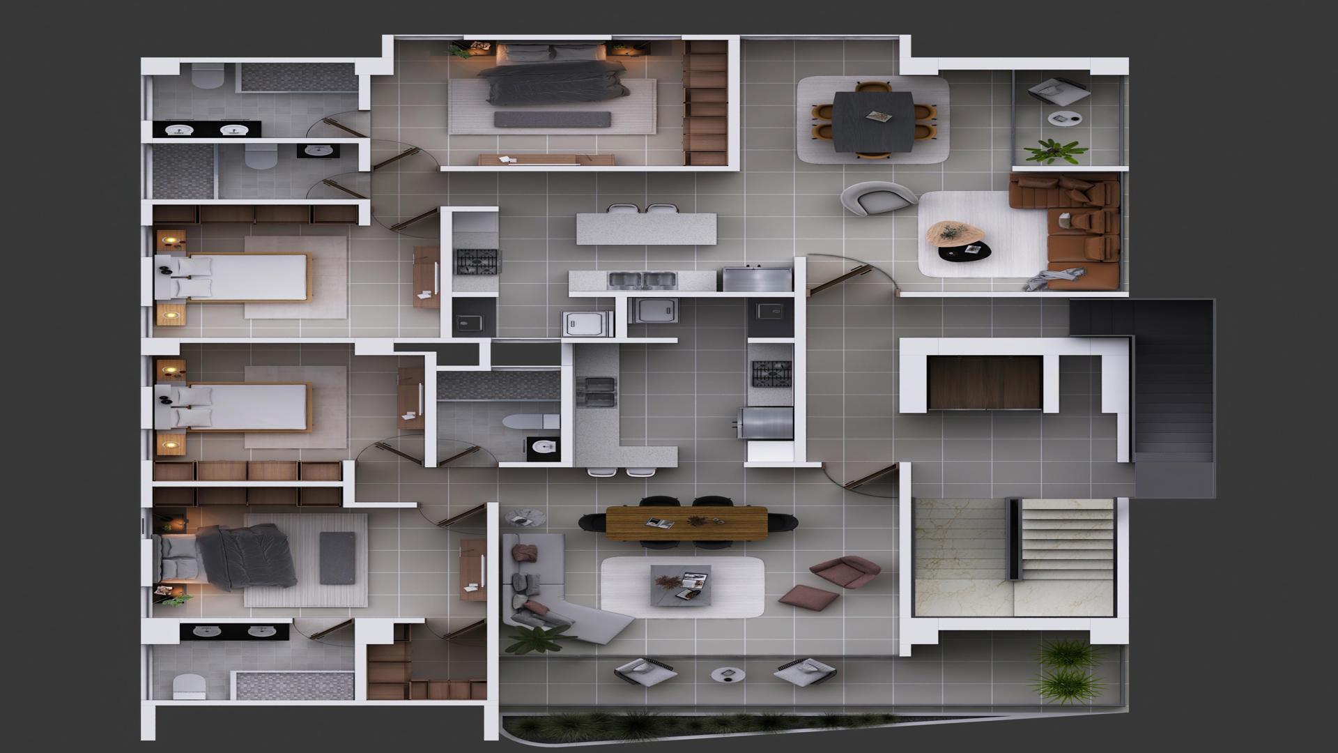 apartamentos - Residencial Arthouse Tower Santigo 9