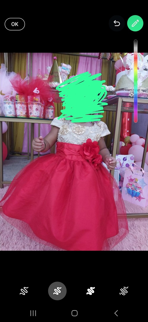 ropa y zapatos - Hermoso vestido, para una bebe de 1 año. Como nuevo una sola postura. 2