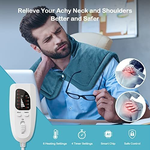 Salud y Equipamiento Médico - Almohadilla Termica Para El Cuello Y Hombros 4