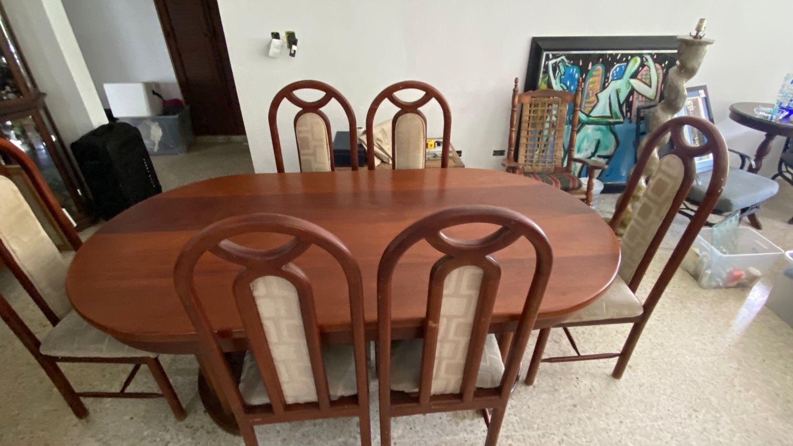 muebles y colchones - Comedor Caoba 0