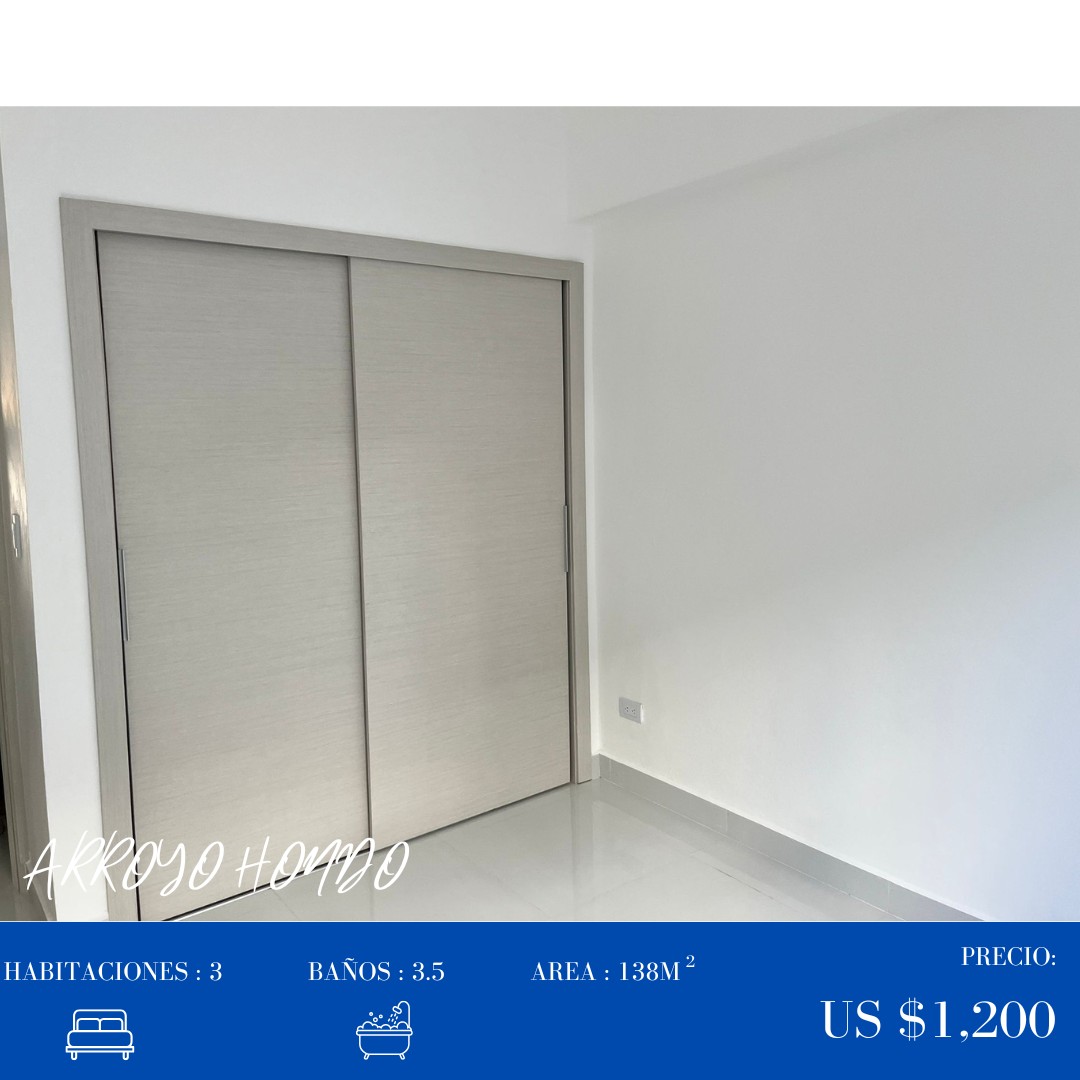 apartamentos - Casi nuevo y moderno apartamento en Arroyo Hondo 4