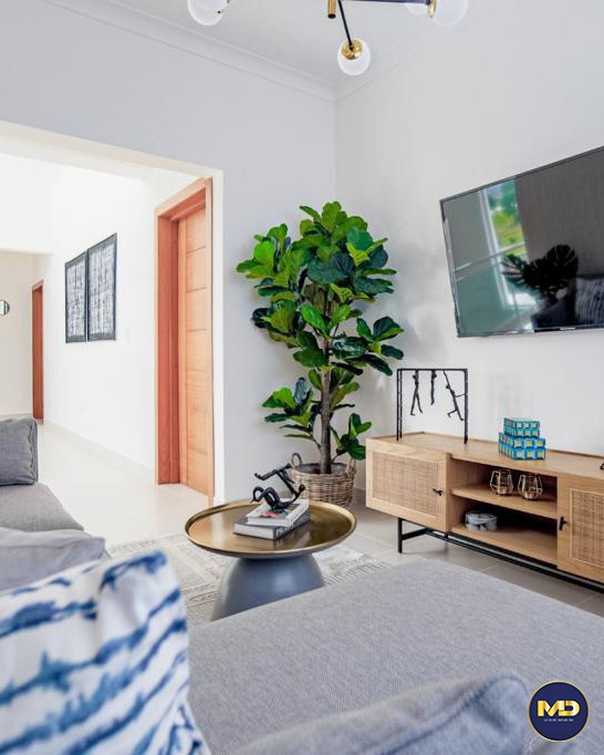casas vacacionales y villas - VILLA AMUEBLADA CON PISCINA+JACUZZI| TERRAZA| PATIO| 3HB/4BÑ/2Pq| EN VISTA CANA 5