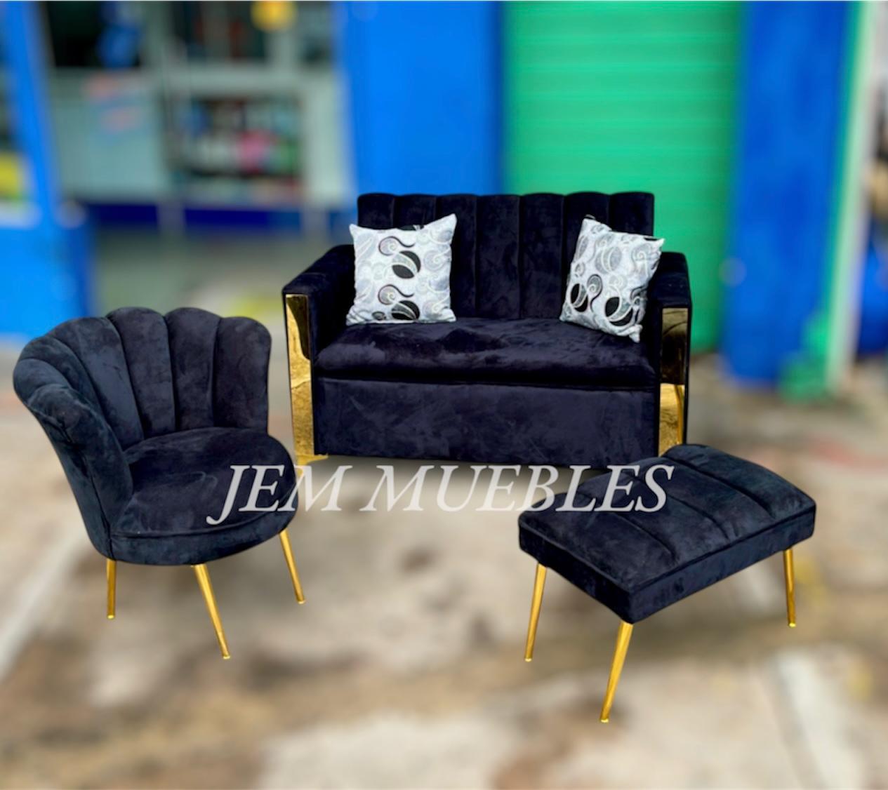 muebles y colchones - Mueble con Butaca Flor y Divan Juego de Muebles 