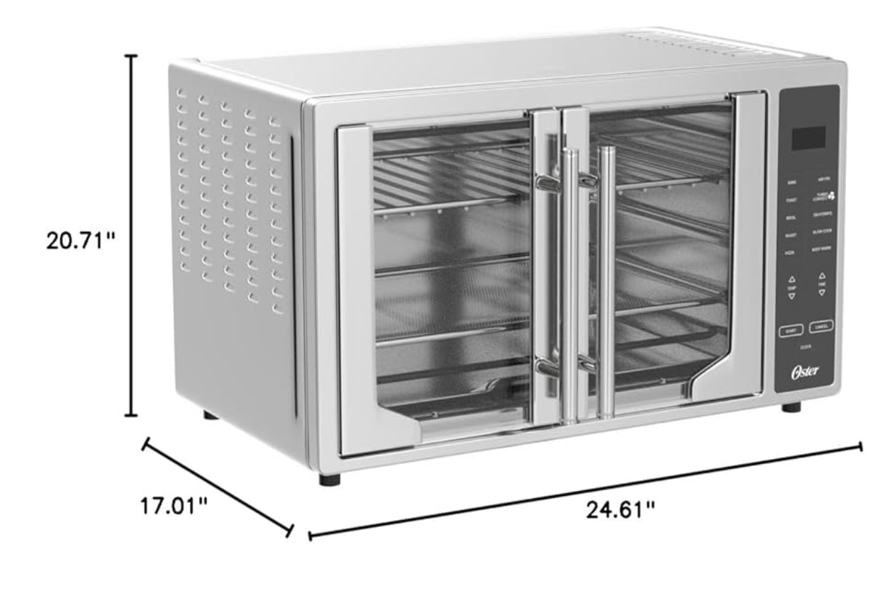 cocina - Freidora de aire oster French door 0