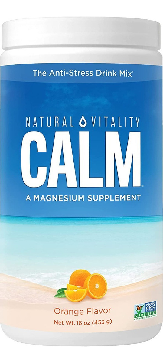 Salud y Equipamiento Médico - Magnesio Anti Estres Natural Vitality Calm Naranja