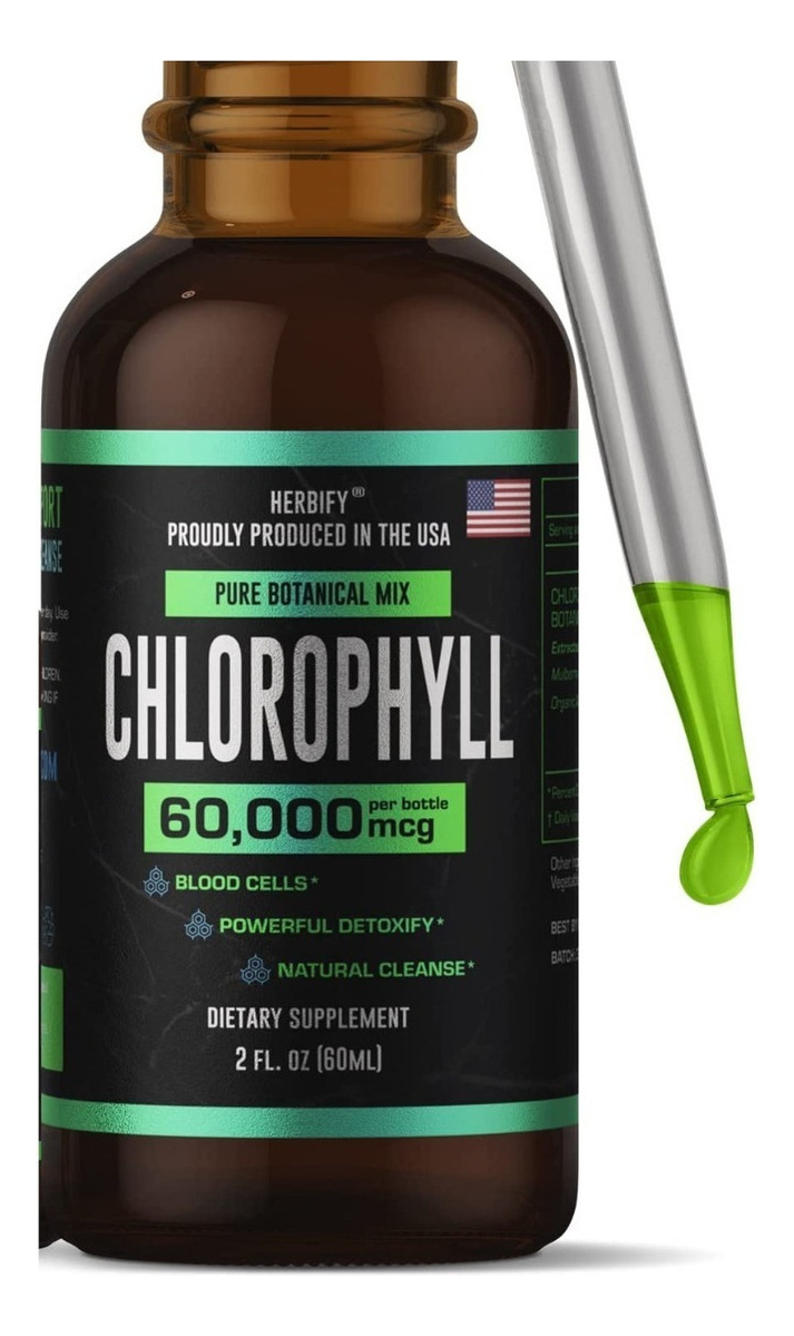 Salud y Equipamiento Médico - Clorofila 1000 Mcg Herbify - Ml A $251 - Ml A $2648