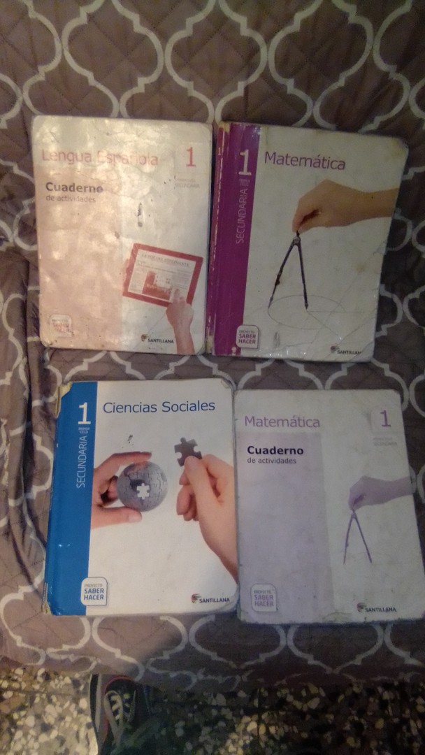 libros y revistas - Libros Santillana Saber Hacer 1Ero 2do 3ro y 4to Secundaria 5