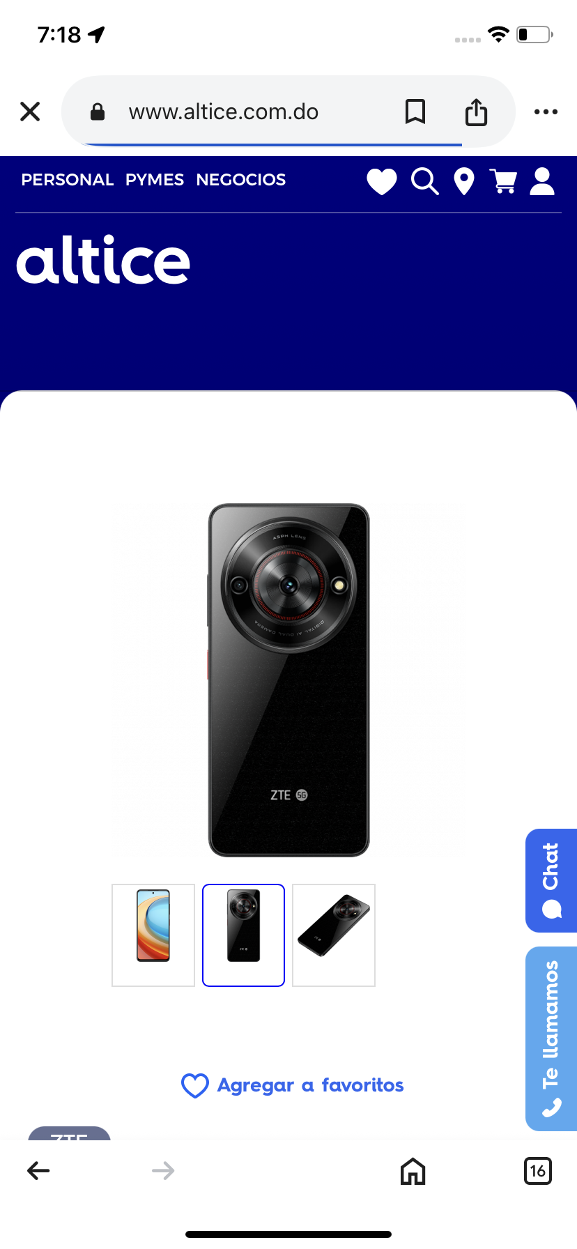 celulares y tabletas - celular zte  4