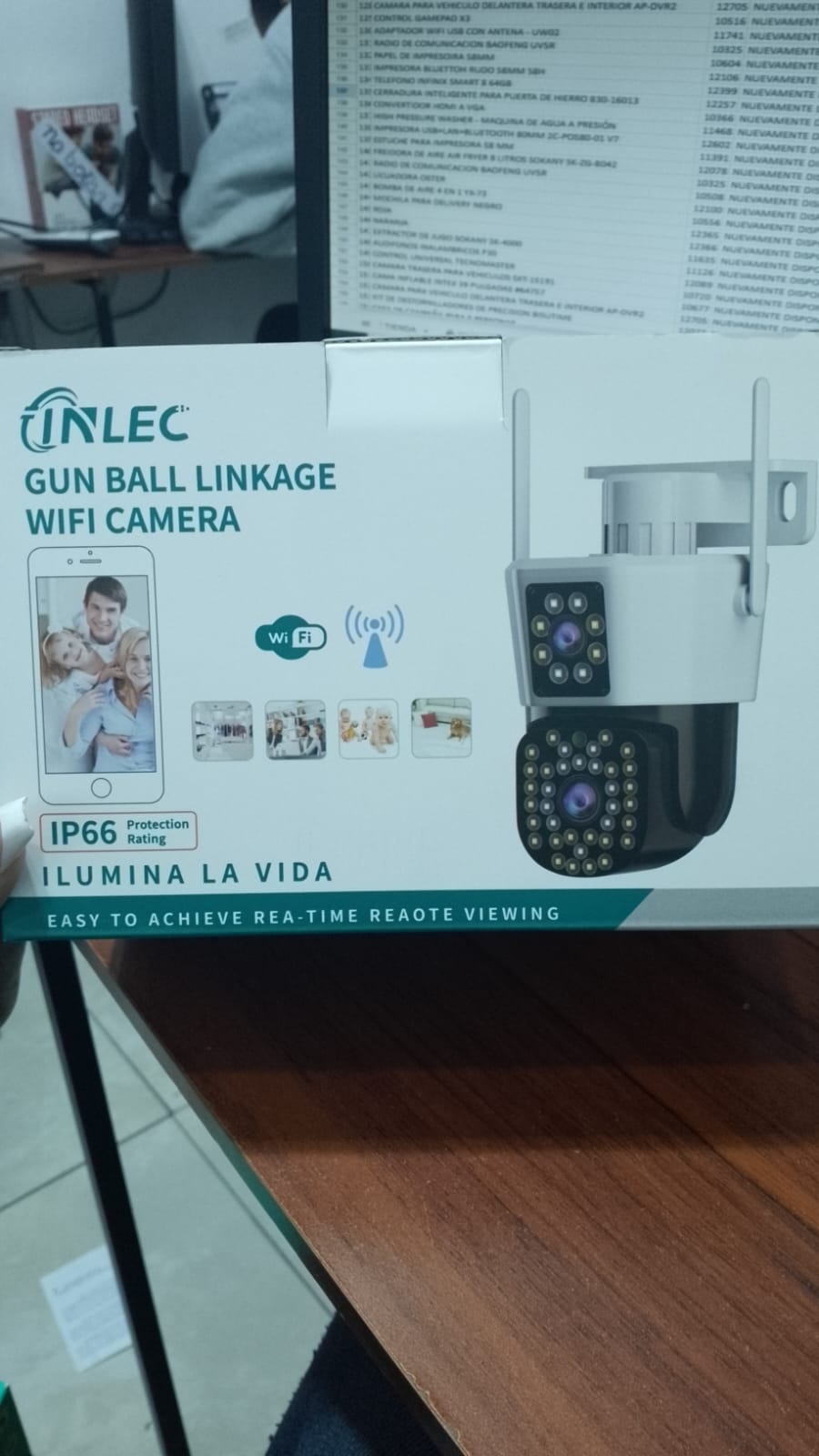 camaras y audio - CAMARA WIFI DE EXTERIOR TIPO DOMO 360 	 2
