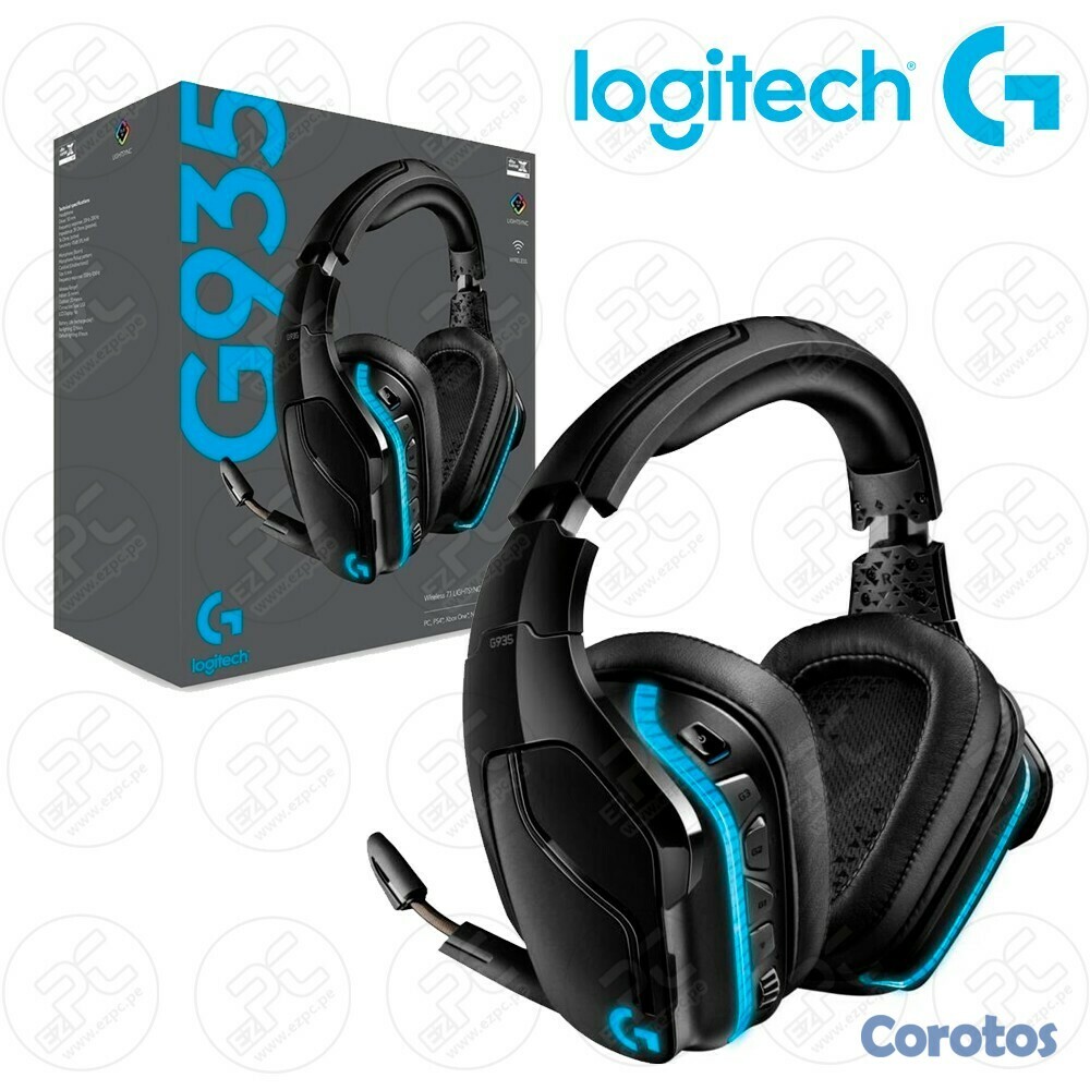 camaras y audio - AUDIFONO CON MICROFONO LOGITECH G935 7.1 SUNRROUND LIGHTSYNC RGB WIRELESS GAMING 1