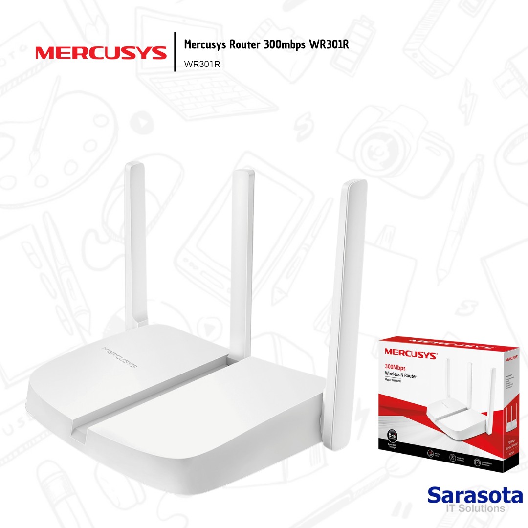 otros electronicos - Mercusys Router 300mbps WR305R 2