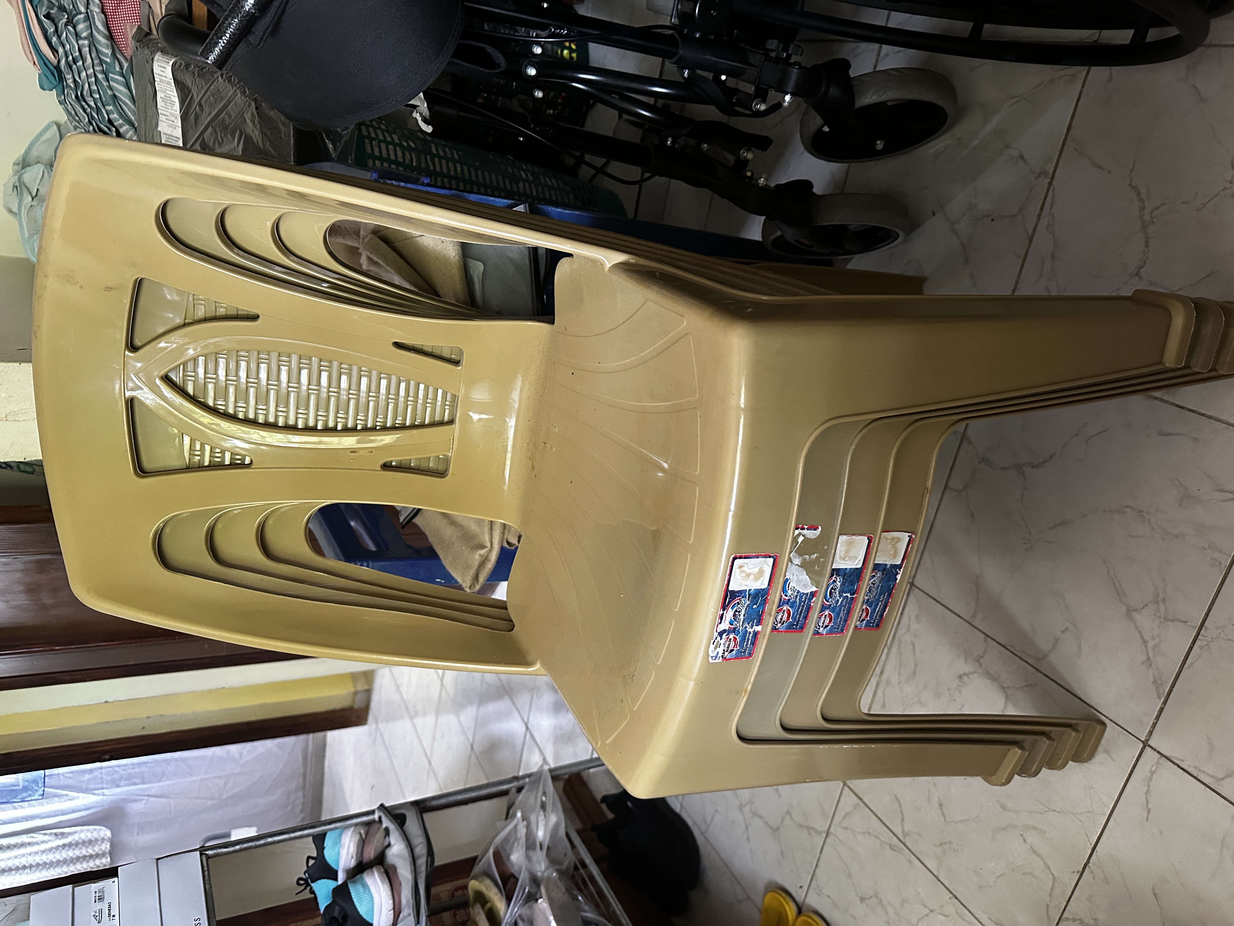 muebles y colchones - sillas plásticas