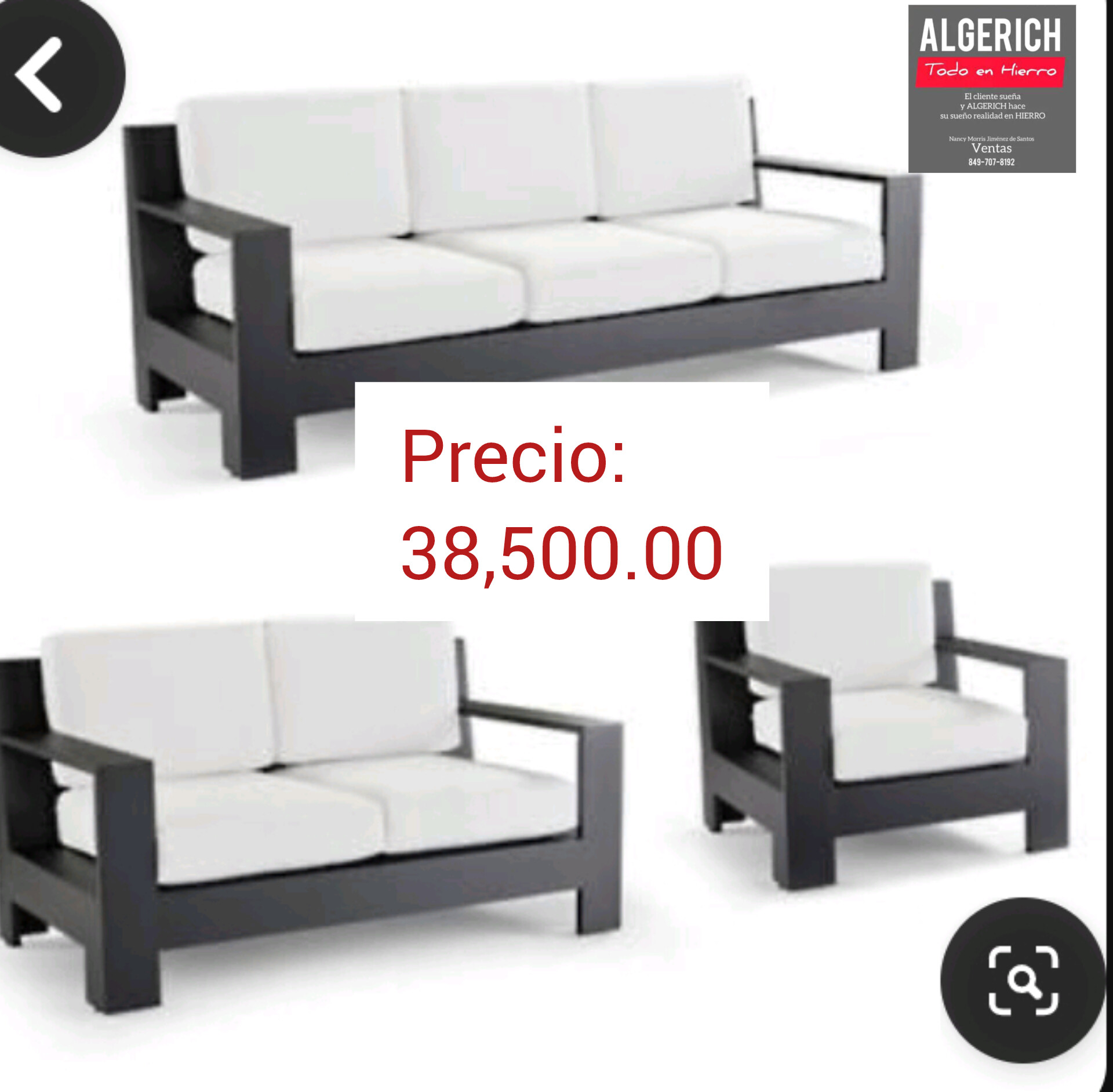 muebles y colchones - CAMAROTES, CAMAS, MUEBLES EN HIERRO GALVANIZADO. LA EXCELENCIA NOS DEFINE.  1