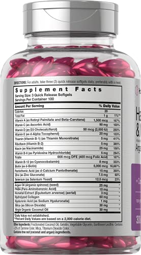 Salud y Equipamiento Médico - Vitaminas Piel, Uñas Y Cabello 300 Cap Horbaach 1