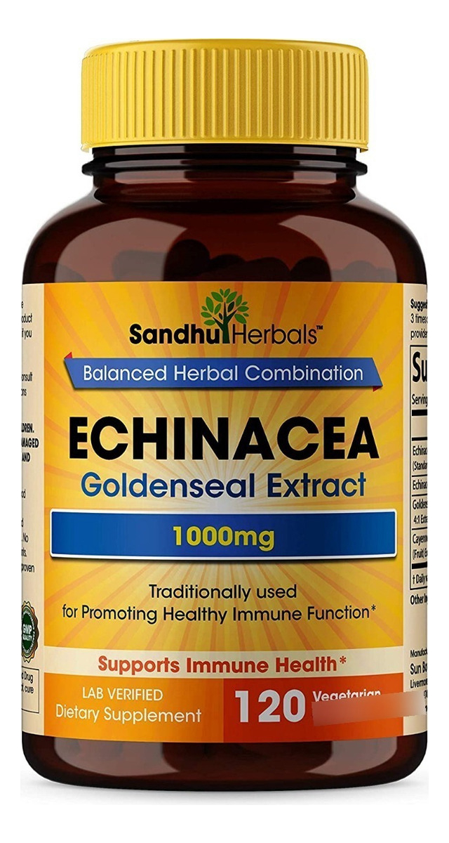 Salud y Equipamiento Médico - Equinacea 1000mg Sandhu Herbals 0