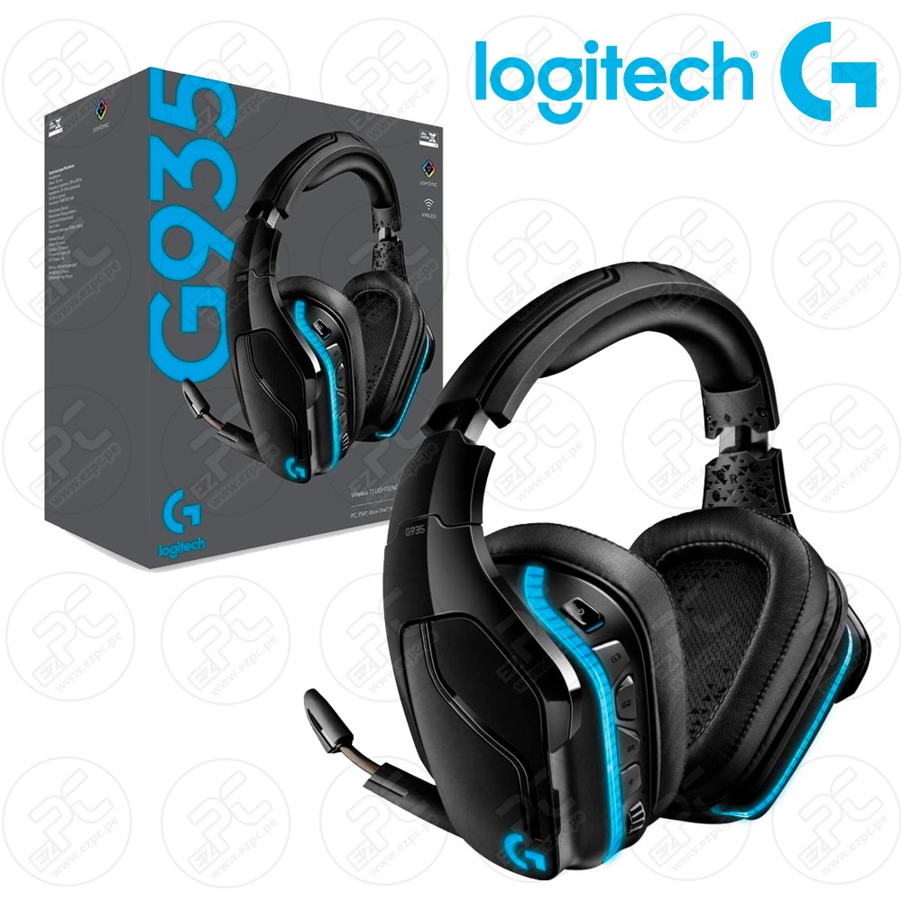 computadoras y laptops - AUDIFONO CON MICROFONO LOGITECH G935 7.1 SUNRROUND LIGHTSYNC RGB WIRELESS GAMING 1