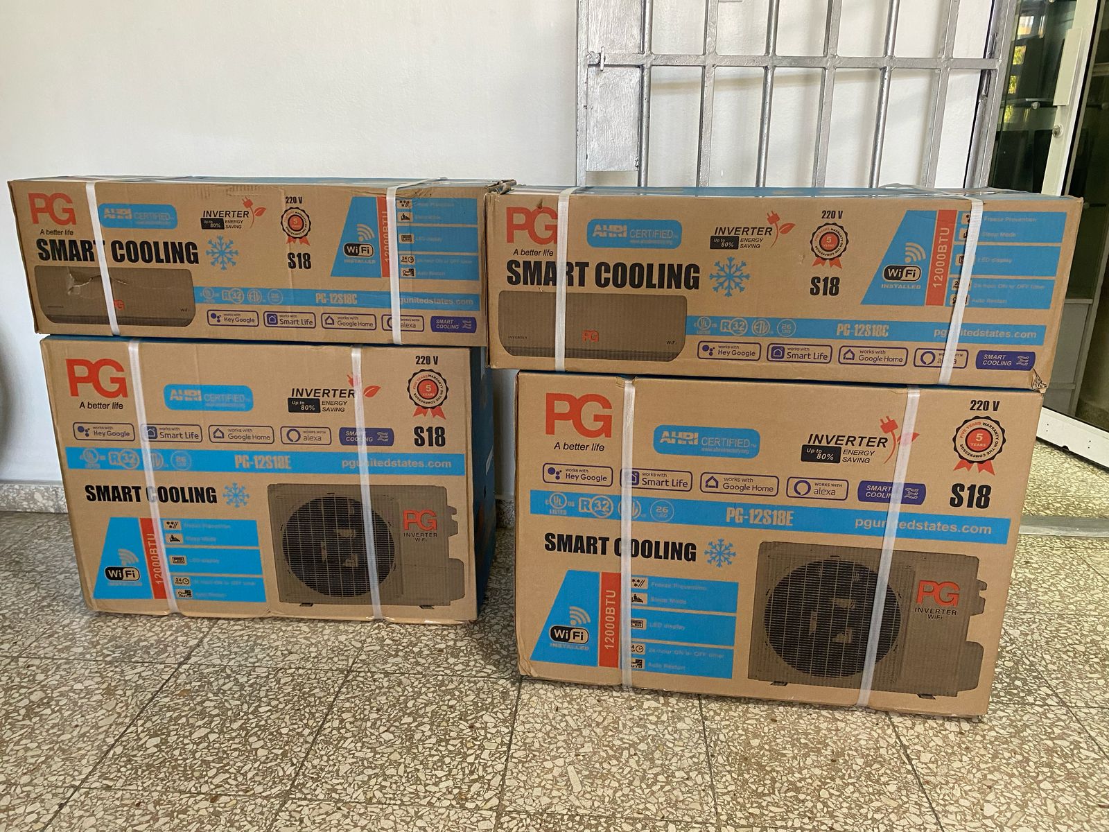 aires acondicionados y abanicos - AIRE ACONDICIONADO MARCA PG EFICIENCIA 18  2