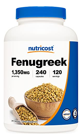 Salud y Equipamiento Médico - Fenogreco 1350 Mg 240 Cap Nutricost 0