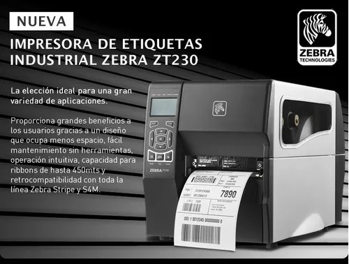 impresoras y scanners - IMPRESORA  ZEBRA ZD410,DE ETIQUETAS,CODIGOS TERMICO DIRECTO, USB, VELOCIDAD 152M 1