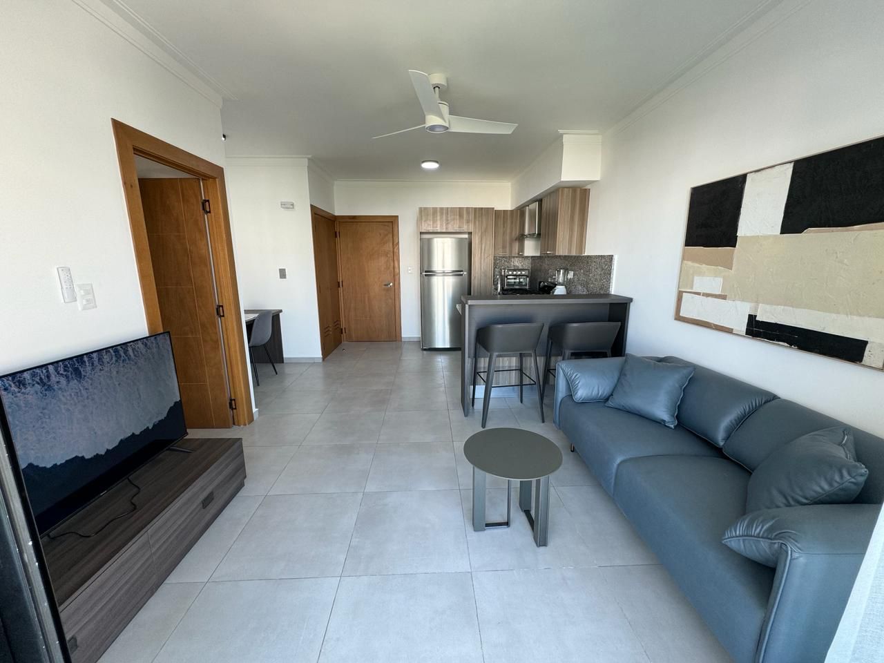 apartamentos - Apartamento completamente amueblado cercano a Apec y Unibe 1