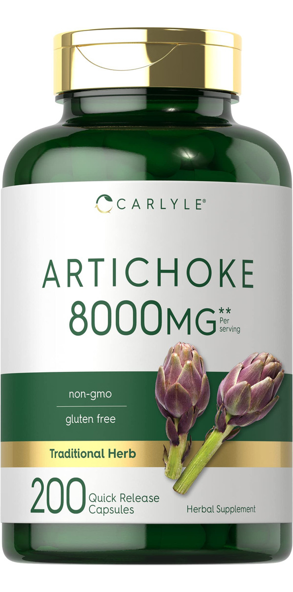 Salud y Equipamiento Médico - Extracto De Alcachofa 8000 Mg 200 Cap Carlyle 0