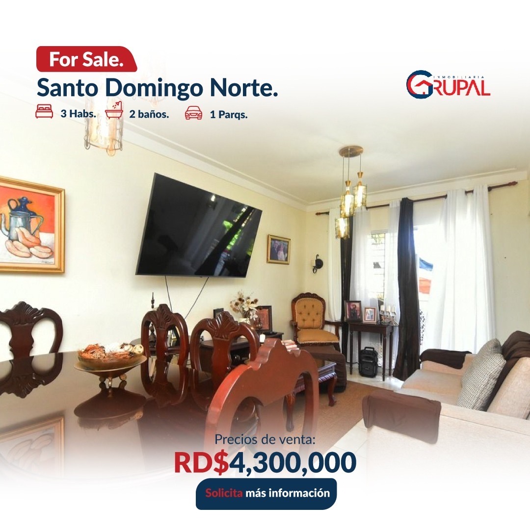 apartamentos - De oportunidad vendo apartamento Santo Domingo norte  3