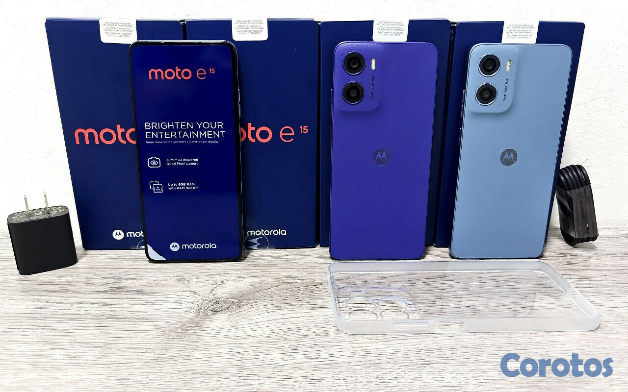 celulares y tabletas - 
MOTOROLA MOTO E15 64GB 6GB RAM NUEVO DE CAJA
