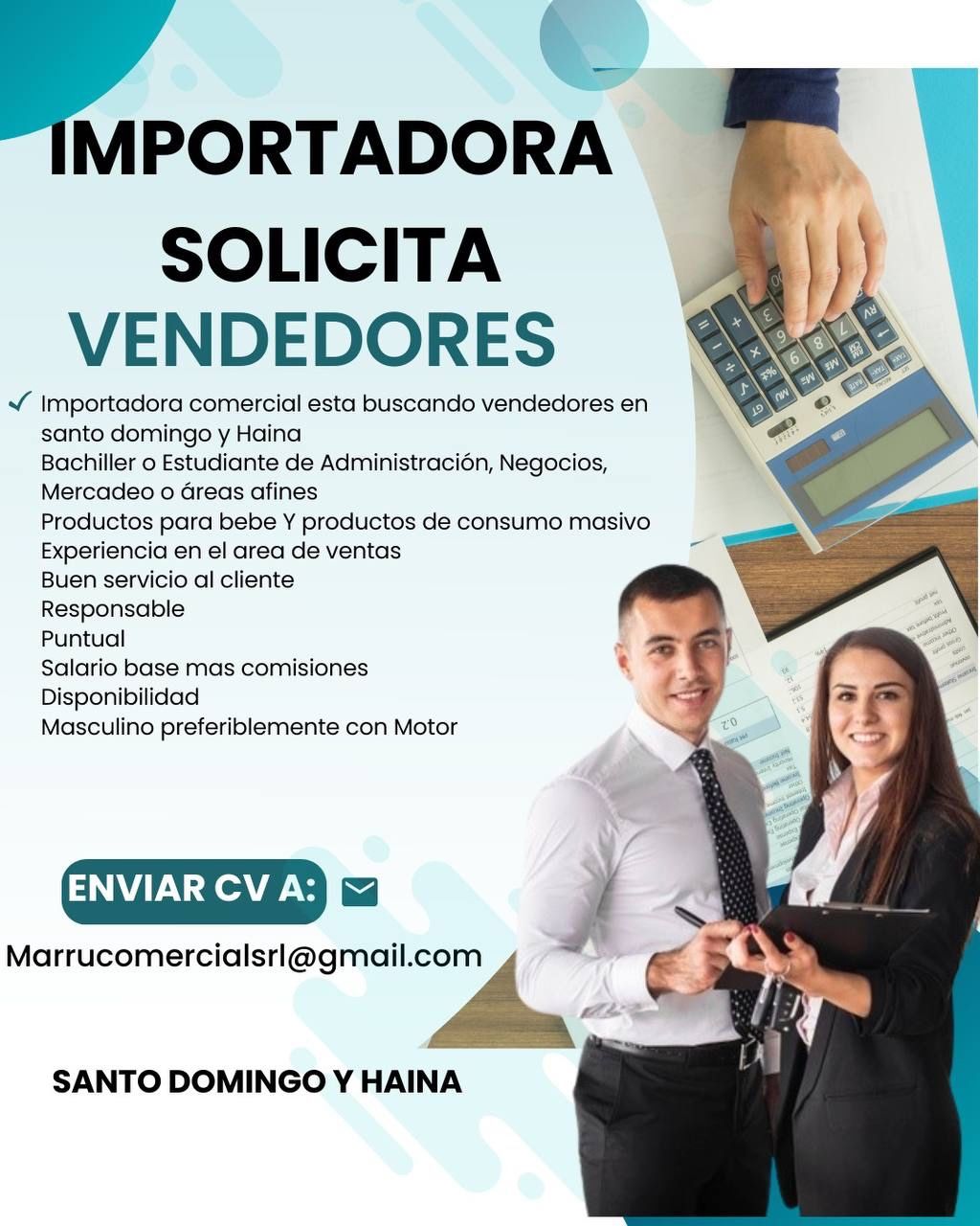 empleos disponibles - Vendedores