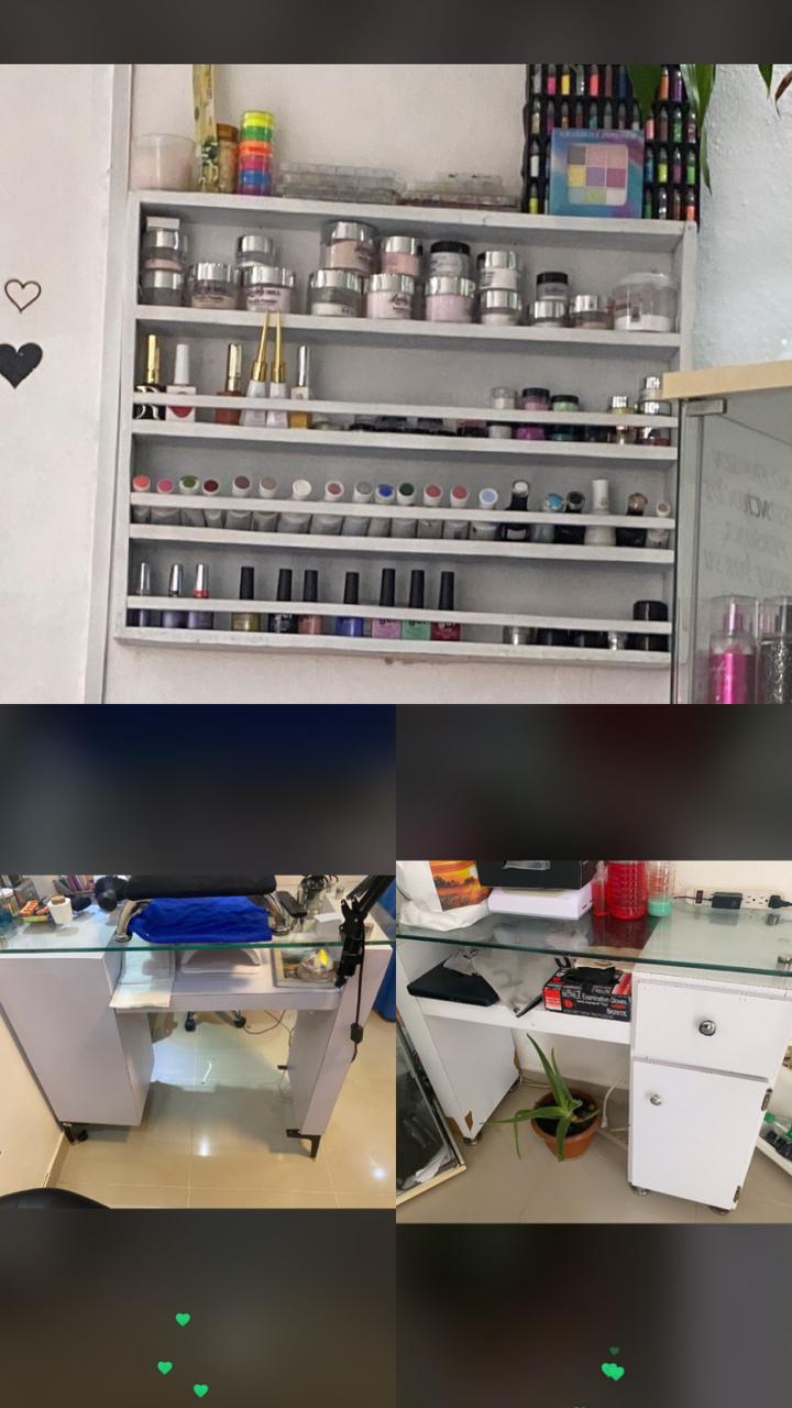 muebles y colchones - mesas de uñas y sillas  3