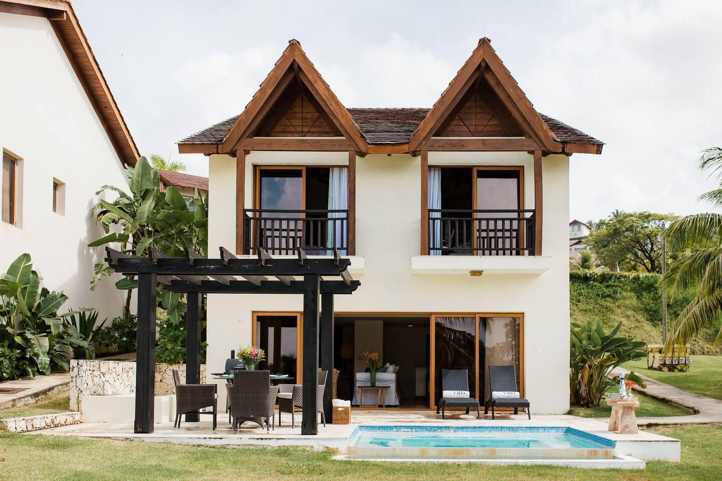 casas vacacionales y villas - 🏡 Exclusiva Villa vista al mar 0