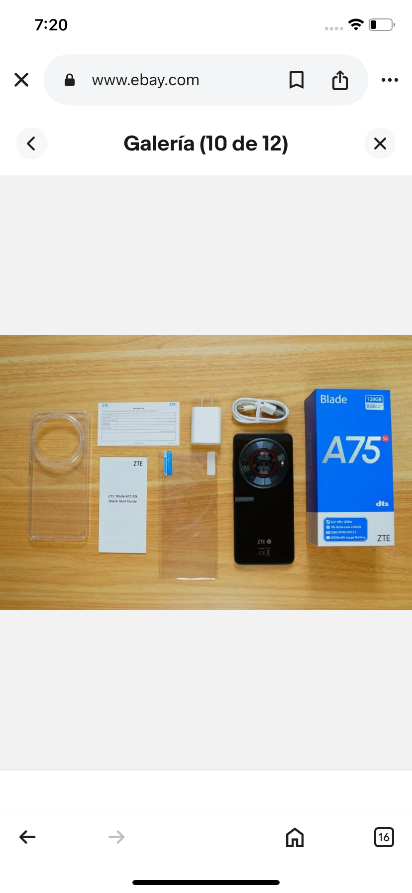 celulares y tabletas - celular zte  5