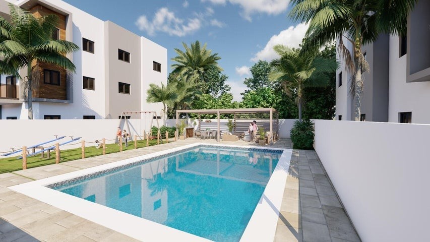 apartamentos - Proyecto en venta Punta Cana #23-1873 tres dormitorios, amplias áreas sociales.
 6