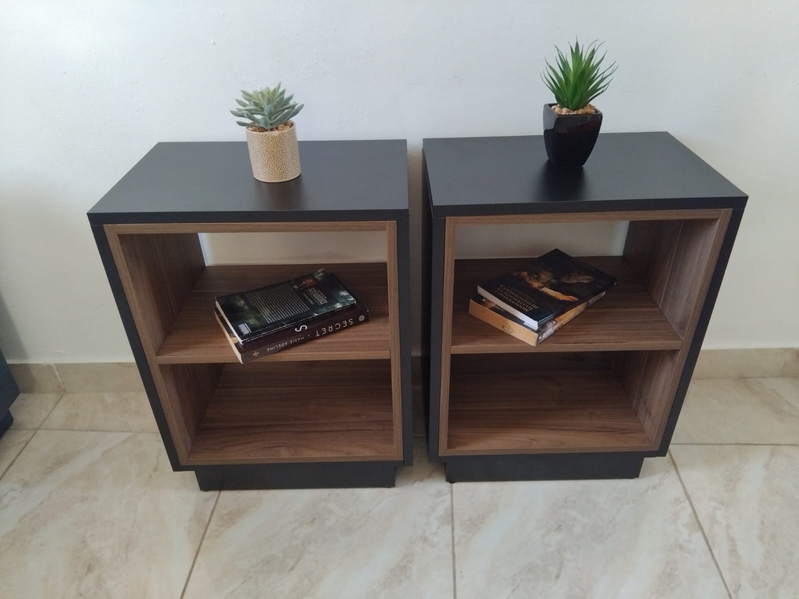 muebles y colchones - Mesitas Modernas de Melamina  0