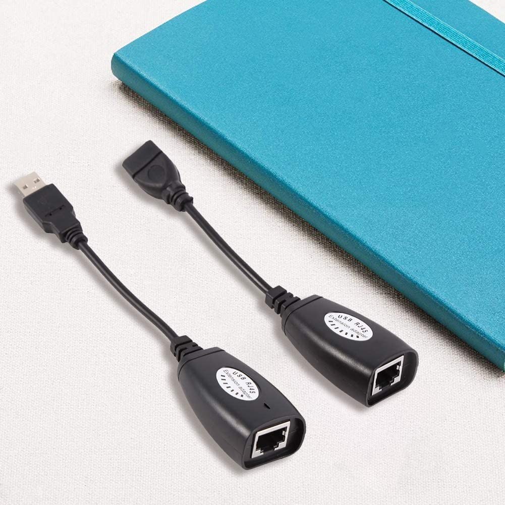 accesorios para electronica - Adaptador de extensión USB 2.0 a RJ45 maximo 150FT largo. 8