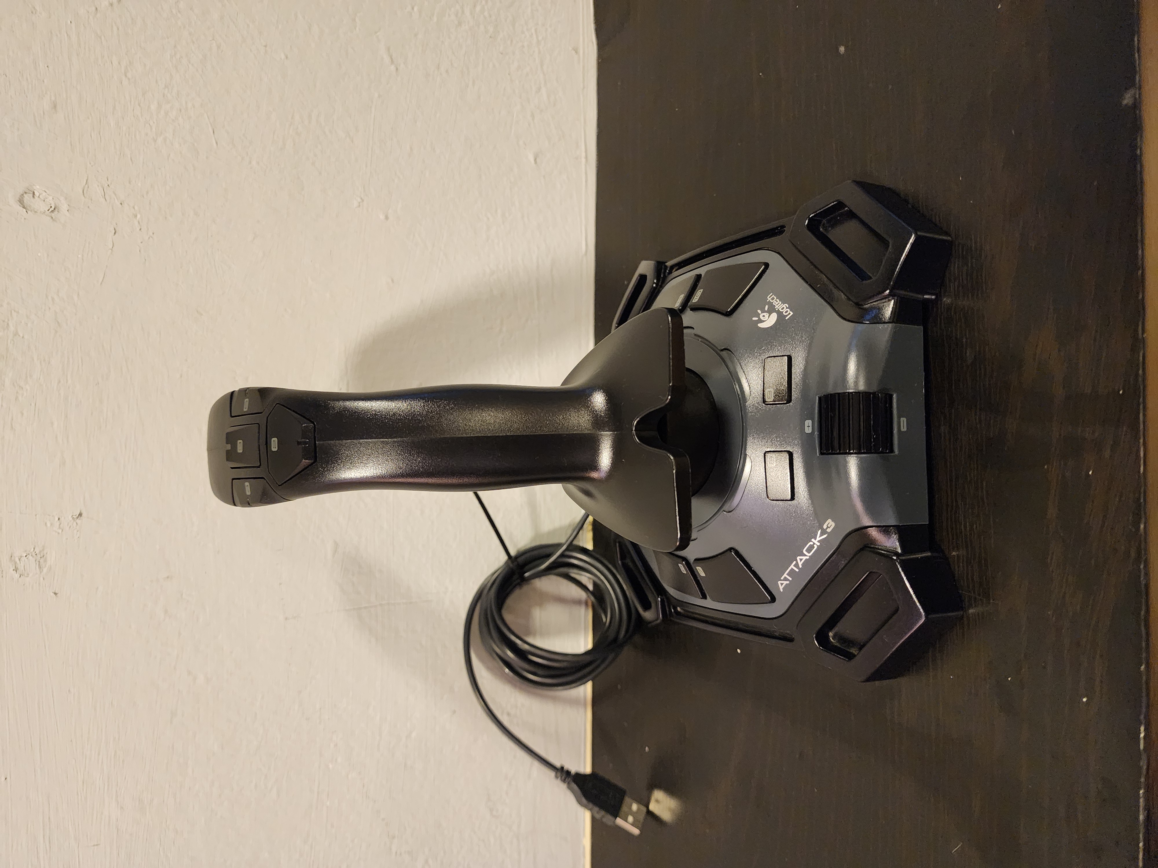 consolas y videojuegos - OPORTUNIDAD Joystick Logitech Attack 3 COMO NUEVO