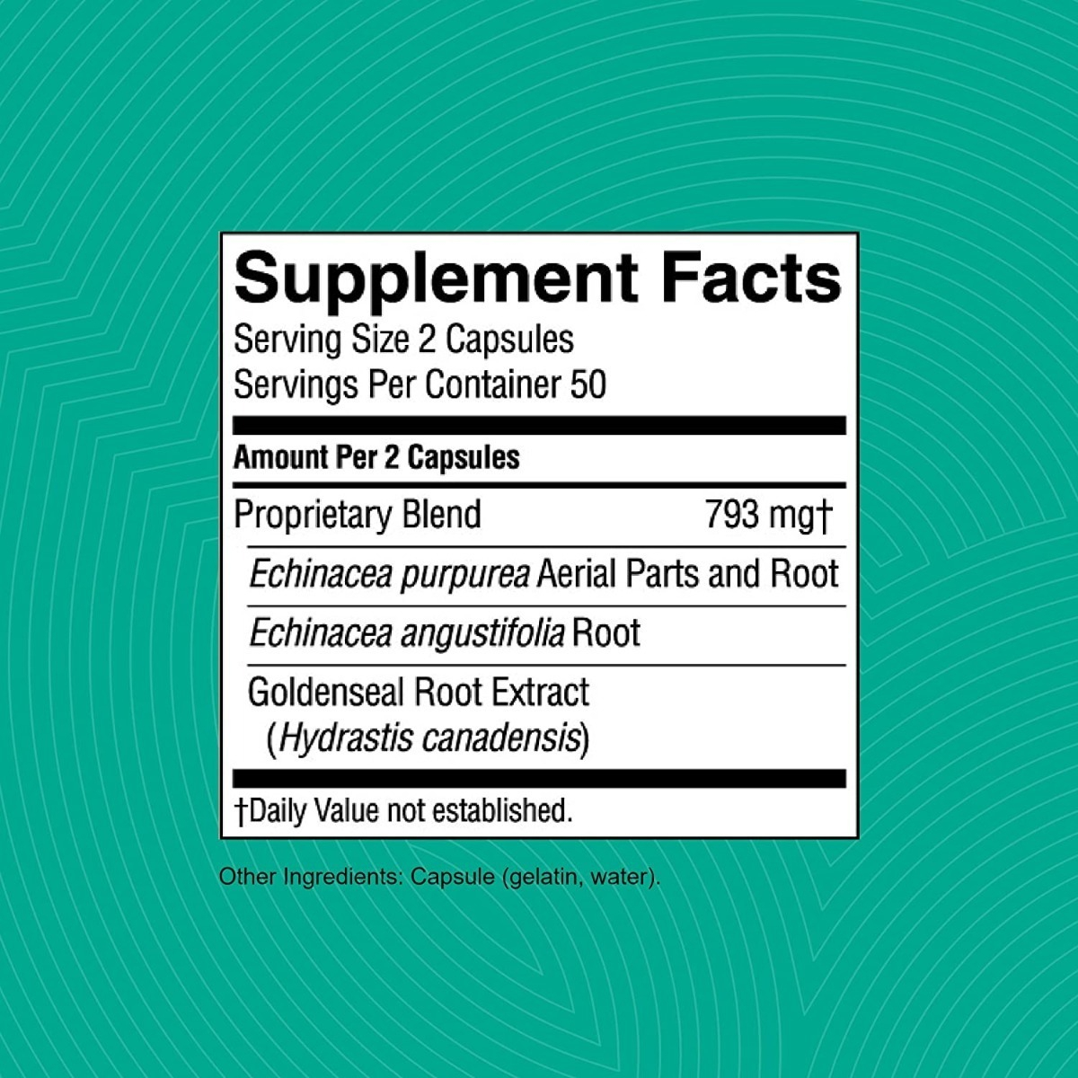 Salud y Equipamiento Médico - Equinacea 793mg Nature S Sunshi 1