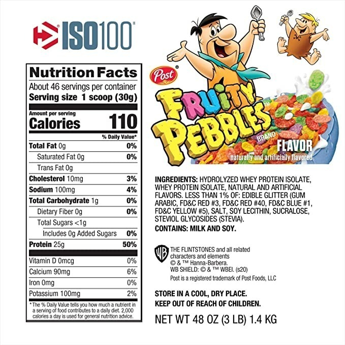 Salud y Equipamiento Médico - Proteina Iso 100 Afrutada 3 Lb 1