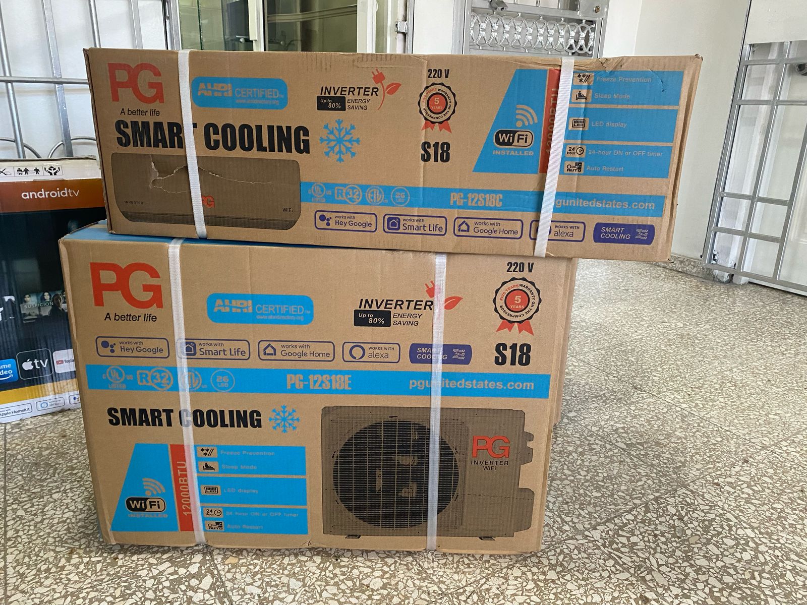 aires acondicionados y abanicos - AIRE ACONDICIONADO MARCA PG EFICIENCIA 18  3
