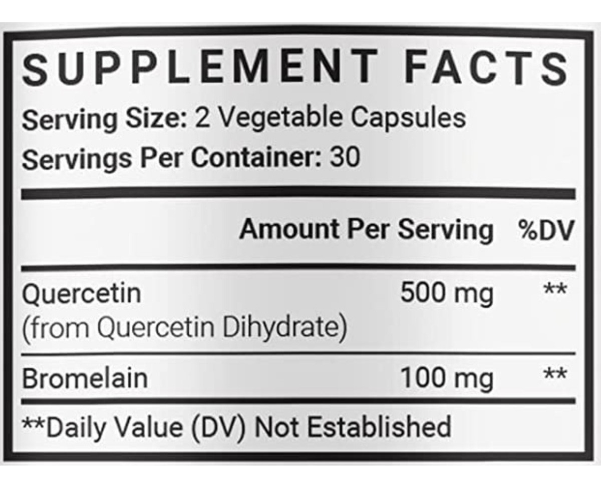 Salud y Equipamiento Médico - Luma Quercetina Bromelina 500 mg 1
