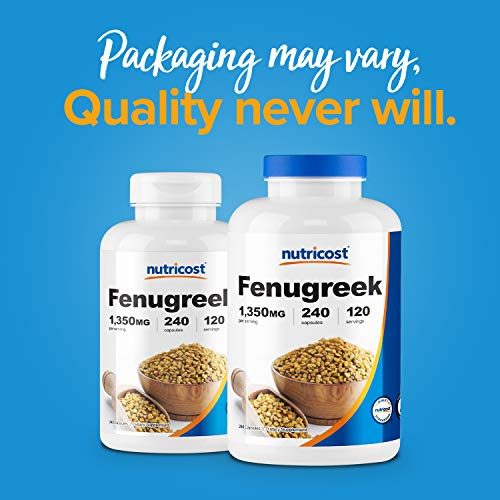 Salud y Equipamiento Médico - Fenogreco 1350 Mg 240 Cap Nutricost 1