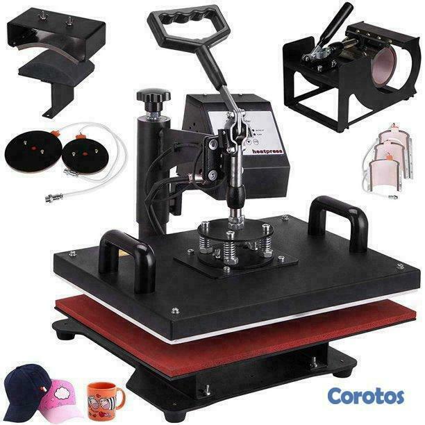 otros electronicos - Combo Maquina de sublimación 8 en 1 2