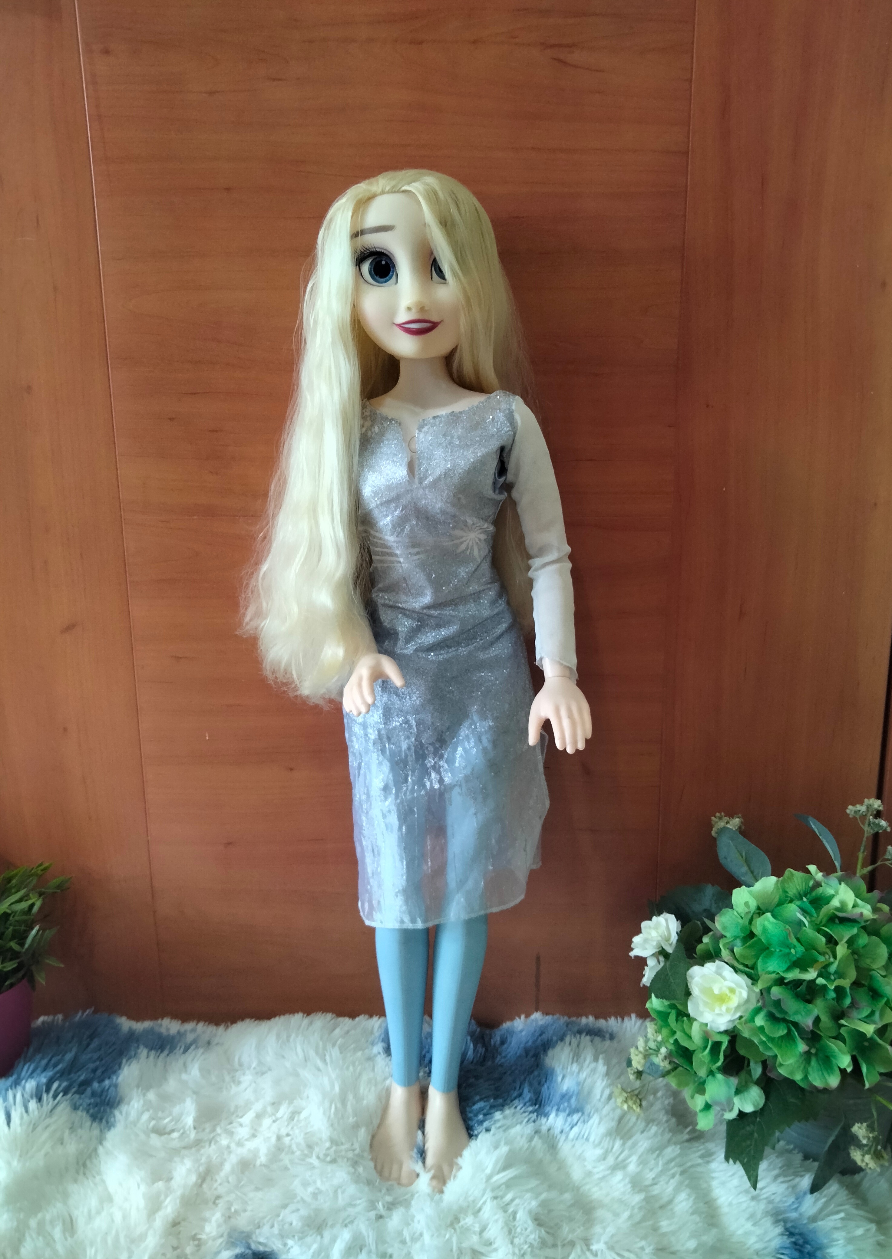 juguetes - muñeca Elsa gigante en buen precio  0