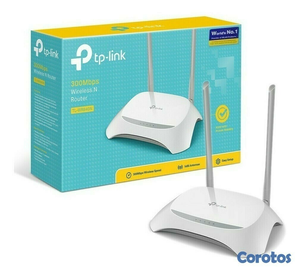 computadoras y laptops - ROUTER TP-LINK 840N DE AL CALIDAD  TL-WR840N    1