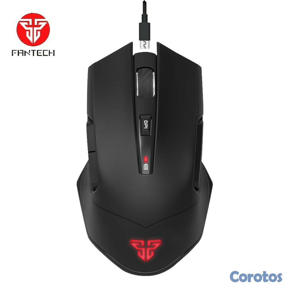 computadoras y laptops - MOUSE Fantech GAMING INALAMBRICO, RECARGABLE  2