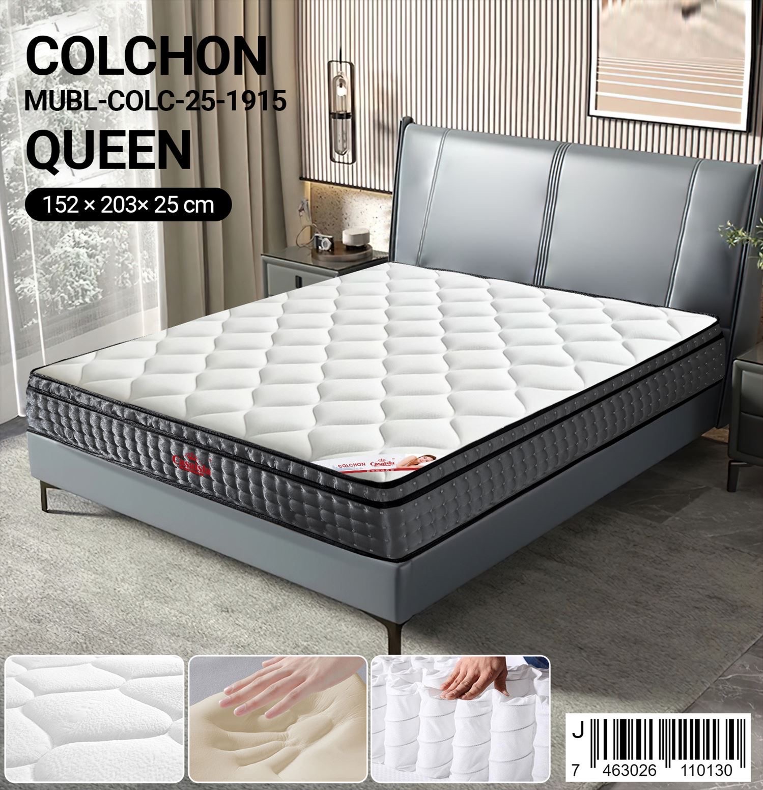 muebles y colchones - colchones a buen precio , somos tienda física  2