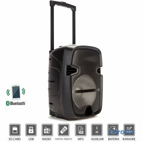 otros electronicos - Bocina de 12 pulgada KTS-1158 RGB, incluye micrófono inalambrico 3