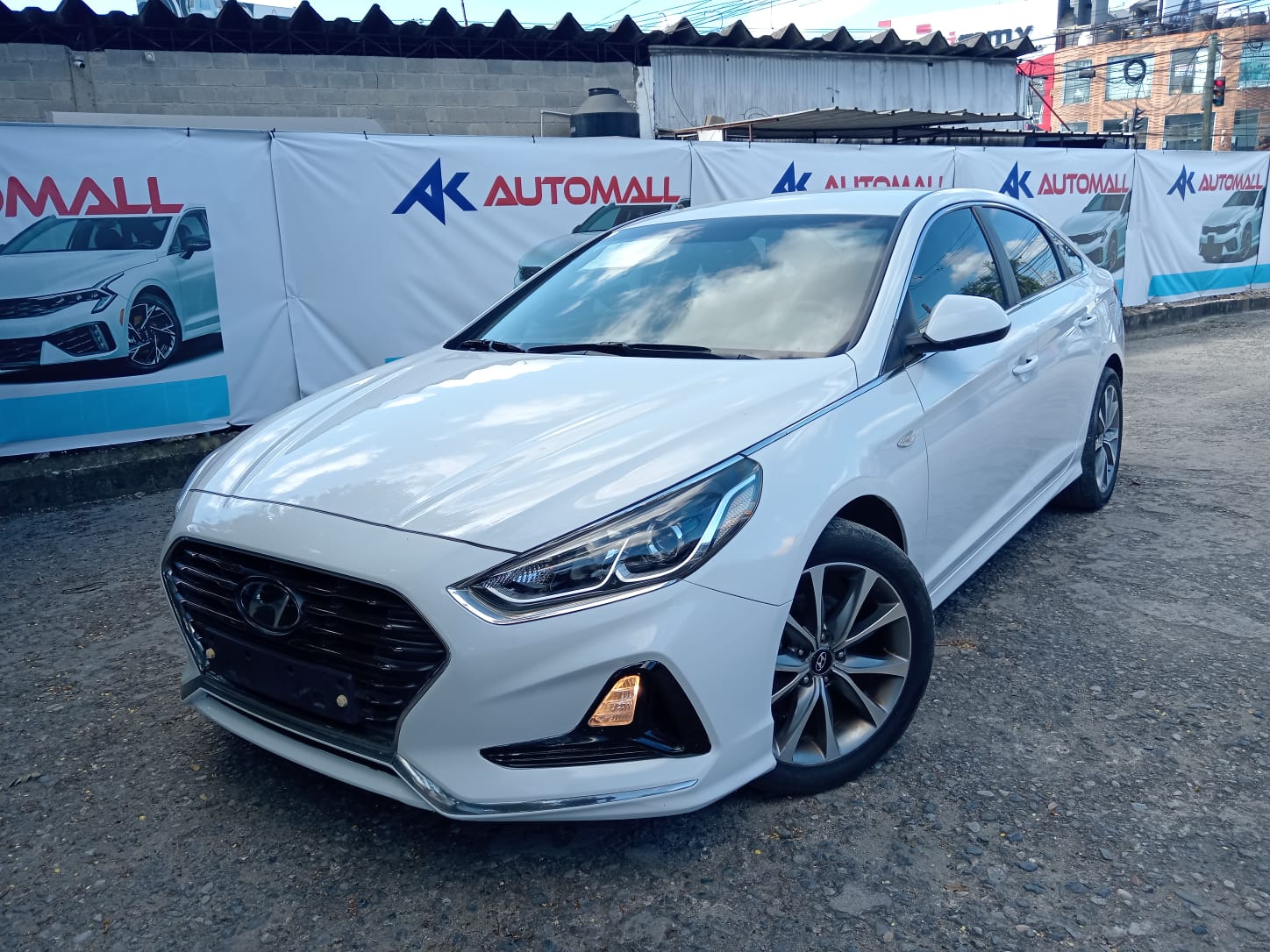 carros - HYUNDAI SONATA NEW RISE 2019 BLANCO 1