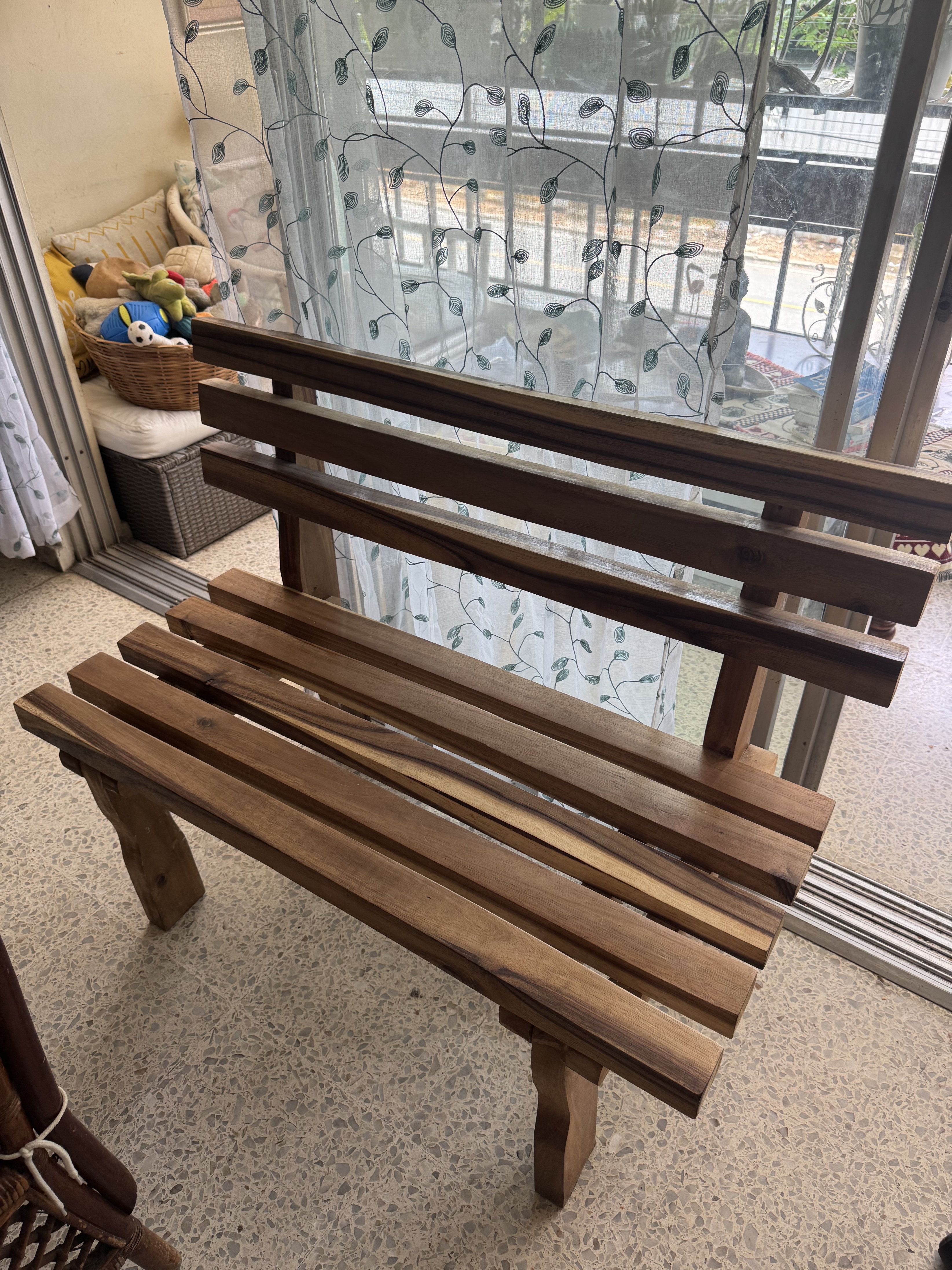muebles y colchones - Banco de Madera 3